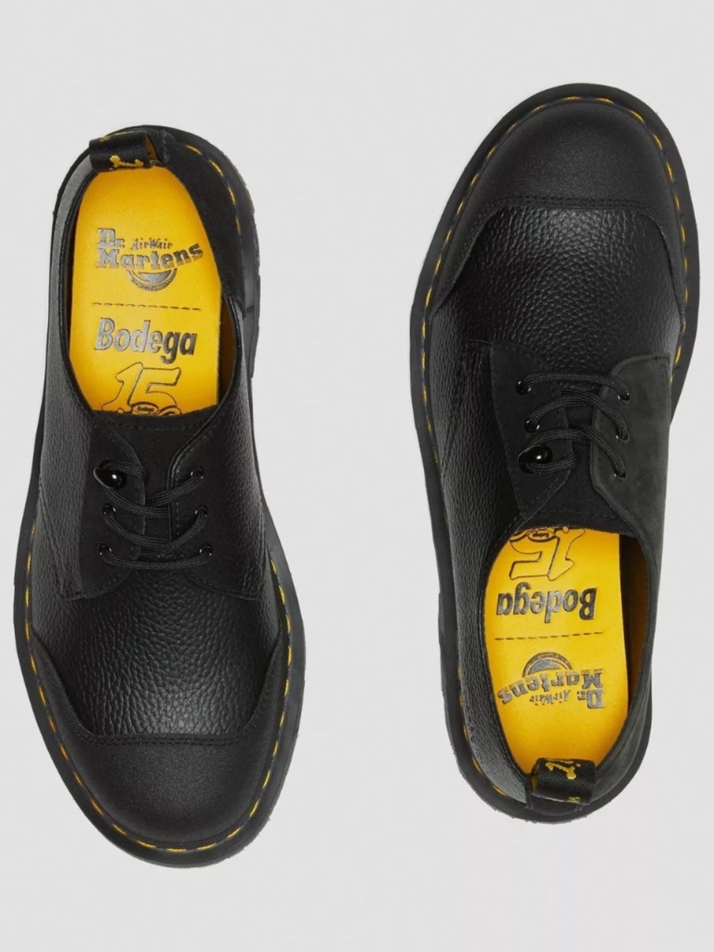 Dr. Martens X BODEGA Colab  1461 BODEGA II Leather Shoes LIMITED EDITION